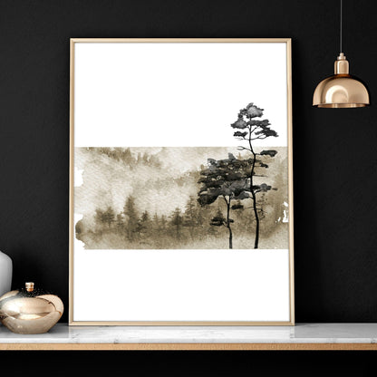 Scandinavian wall decor | set of 3 framed wall art