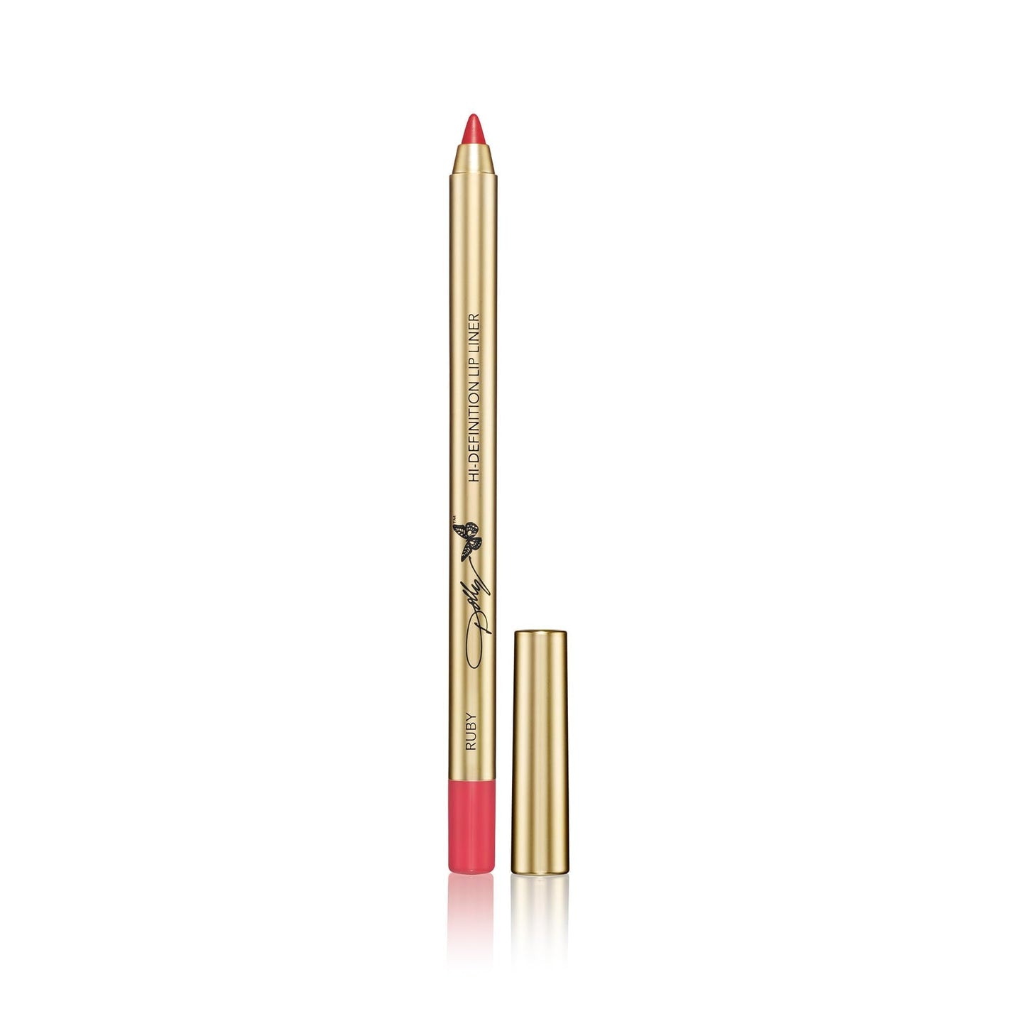 SCENT BEAUTY Dolly Beauty Lip Bundle – Heaven's Kiss Lipstick (Jolene Red & Rosebud), Hi-Gloss Lips (Gold Dust & Rose Petal), Hi-Definition Lip Liner (Ruby & Dawn)