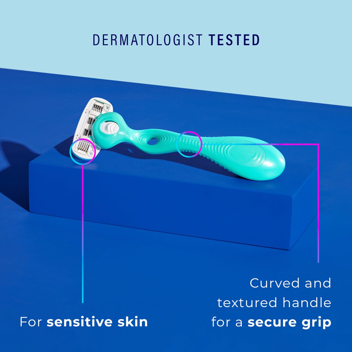 Schick Hydro Silk Sensitive Razor Refills – 4 Count | 5-Blade for Women with Sensitive Skin