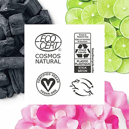 Schmidt's Bergamot + Lime Aluminum-Free Natural Deodorant – 24h Odor Protection, Pack of 3