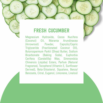 Schmidt's Aluminum-Free Fresh Cucumber Deodorant – 24h Odor Protection