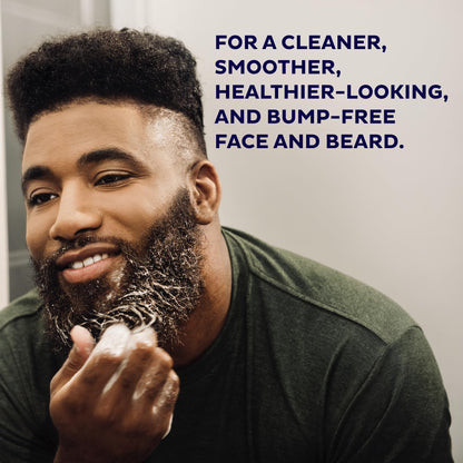 Scotch Porter Exfoliating Beard Wash & Face Cleanser – Vegan, Non-Toxic, 2.17 oz Travel Size