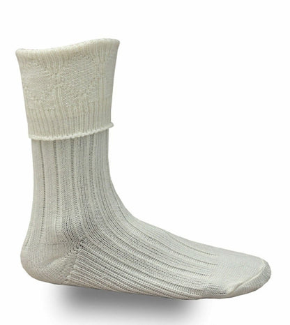 Men’s Scottish Kilt Hose Socks – Wool Blend Traditional Highland Knee High Socks