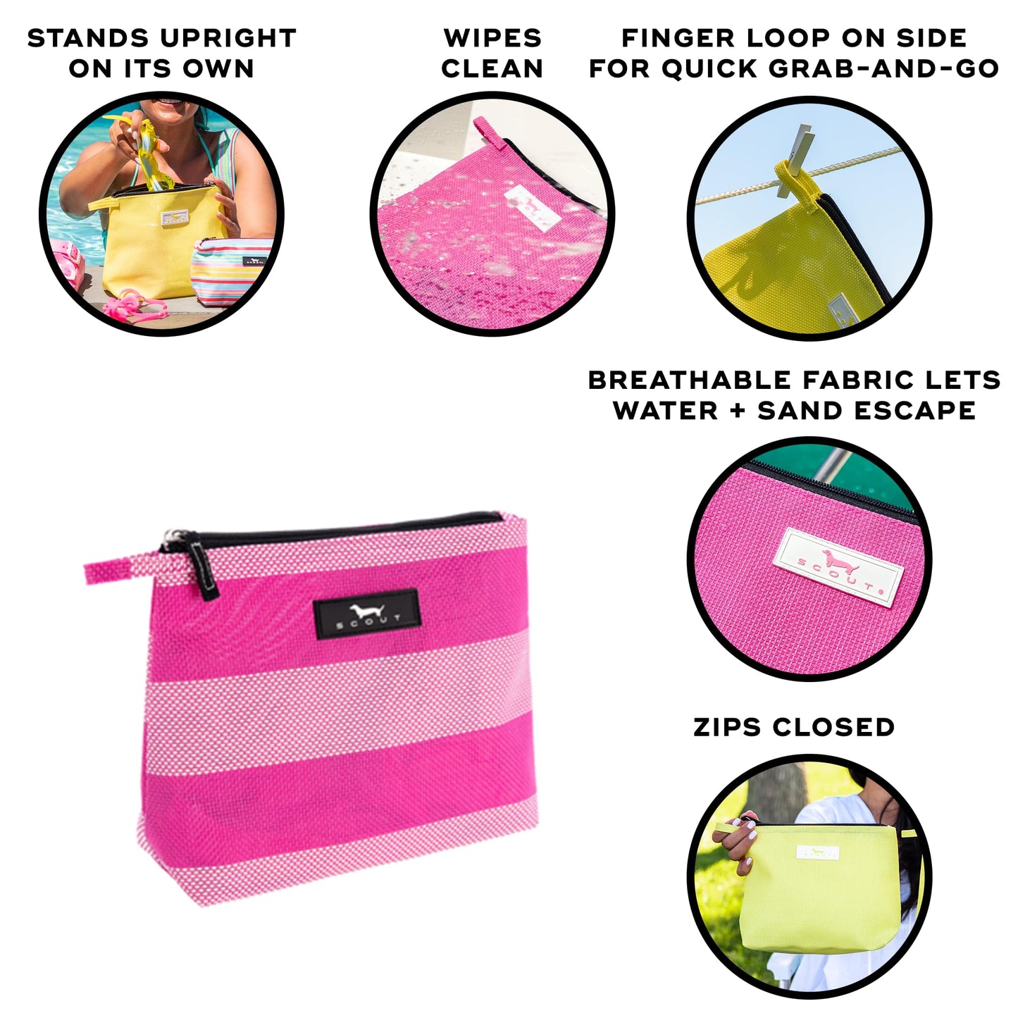 SCOUT Go Getter Pouch – Breathable, Water-Resistant Slim Organizer