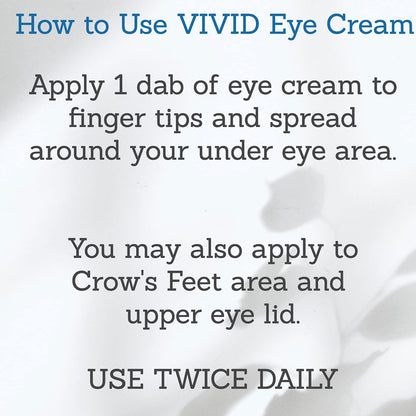 Script Essentials VIVID Peptide Eye Cream with Whitonyl – Dark Circles, Puffiness & Fine Lines, Hydration & Firmness