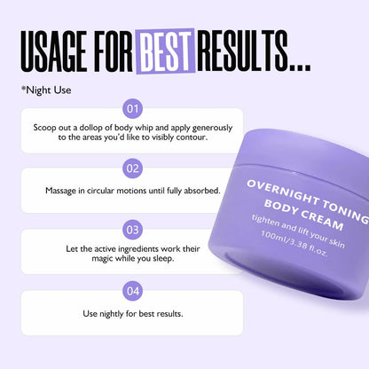 Sea-Maid Overnight Toning Cream – Firming Night Moisturizer for All Skin Types