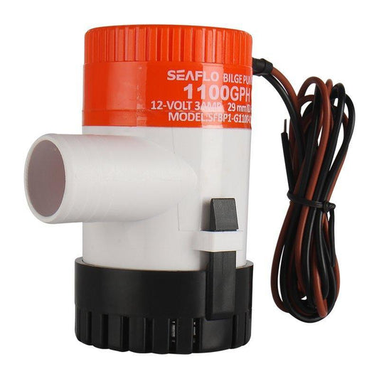 Seaflo 24V 1100GPH Bilge Pump Non-Auto 01-Series SFBP2-G1100-01 Marine Boat