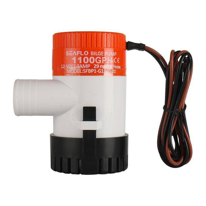 Seaflo 24V 1100GPH Bilge Pump Non-Auto 01-Series SFBP2-G1100-01 Marine Boat