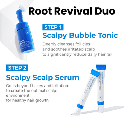 Seapuri Bubble Tonic | Leave-In Scalp Detox Foam for Oily, Itchy Roots