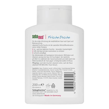 SEBAMED Fresh Bath & Shower Gel 200ml – Soap-Free Daily Cleanser
