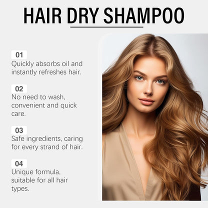 SECONDDAY Volumizing Dry Shampoo Spray for Dark Hair – No White Residue, Instant Lift, Travel Size (2PCS)