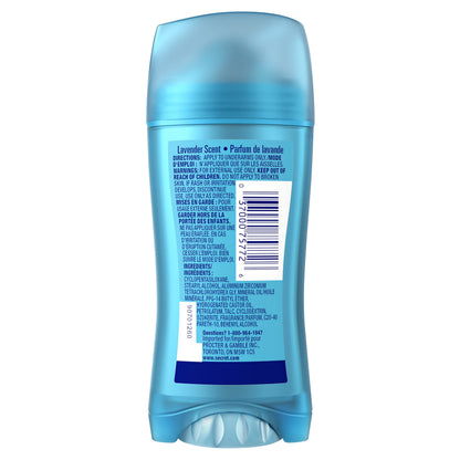 Secret Lavender Invisible Solid Antiperspirant & Deodorant for Women – 2.6 oz (Pack of 3)