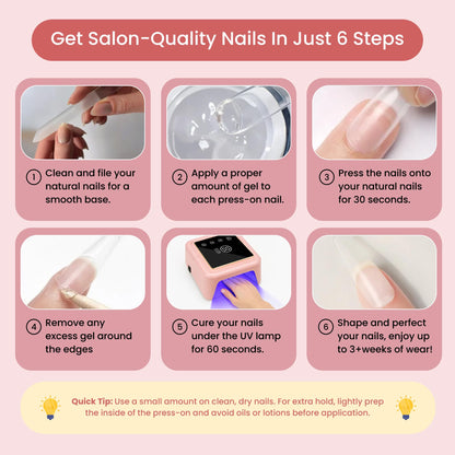 GLUI by Secret Nails – Extra-Strong Press-On Nail Glue Gel (15ml) | Long-Lasting Bond