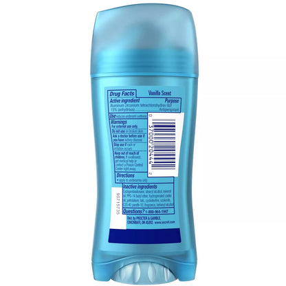 Secret Scent Expressions Va Va Vanilla Invisible Solid Antiperspirant Deodorant – Pack of 2, 2.6 oz Each