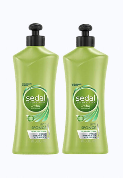 Sedal Anti Sponge with Hydracate Complex Cream for Styling 300 ml - 2 Pack