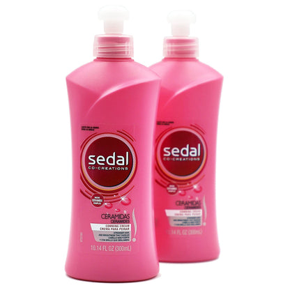 Sedal Co-Creations Ceramides Leave-In Conditioner, 2-Pack – Shine & Hydration