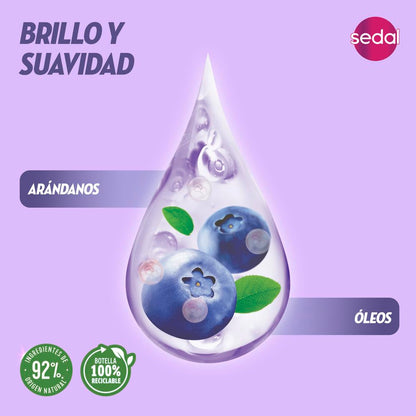 Sedal Natural Gloss & Softness Combing Cream 300ml | Shine, Smoothness & Healthy-Look Hair