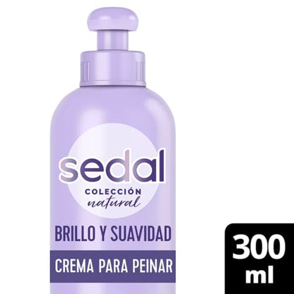 Sedal Natural Gloss & Softness Combing Cream 300ml | Shine, Smoothness & Healthy-Look Hair