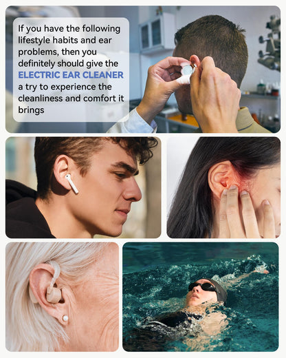 SEEDEAR Electric Ear Wax Removal Kit — 4 Water Pressure Modes, 300ml Tank, IPX7 Waterproof