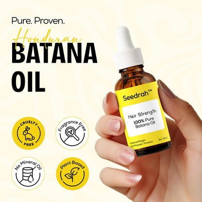 SEEDRAH Batana Oil for Hair Growth – 100% Pure & Natural, Honduras
