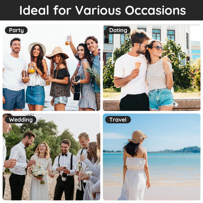 Segbeauty Glass Perfume Spray Bottle – 5-Pack 20ml Travel Atomizers