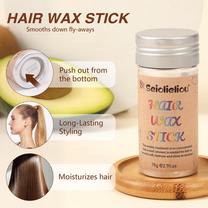 Seiolieliou 4-in-1 Hair Styling Set – All-in-One Kit for Frizz Control, Shine & Hold
