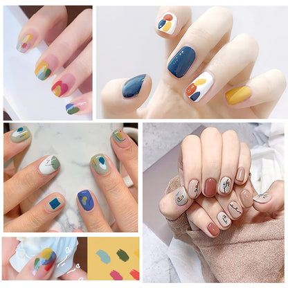 SEISSO Stamping Polish Gels – 8 Colors UV/LED Soak-Off Nail Art Kit