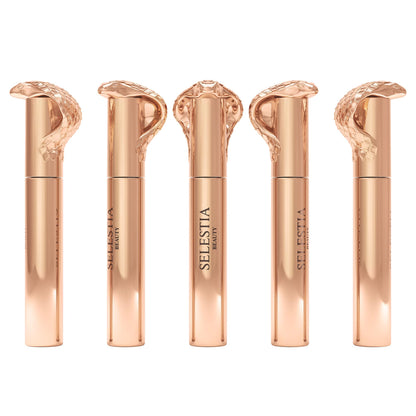 SELESTIA BEAUTY Queen Cobra Mascara – Volume, Curl & Length – Made in Italy – 0.34 fl oz