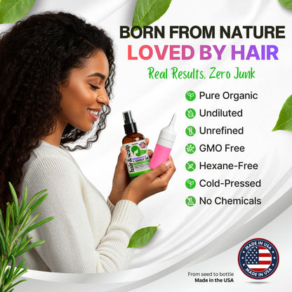 SELFWISE Organic Rosemary Hair Growth Oil with Applicator – 2oz