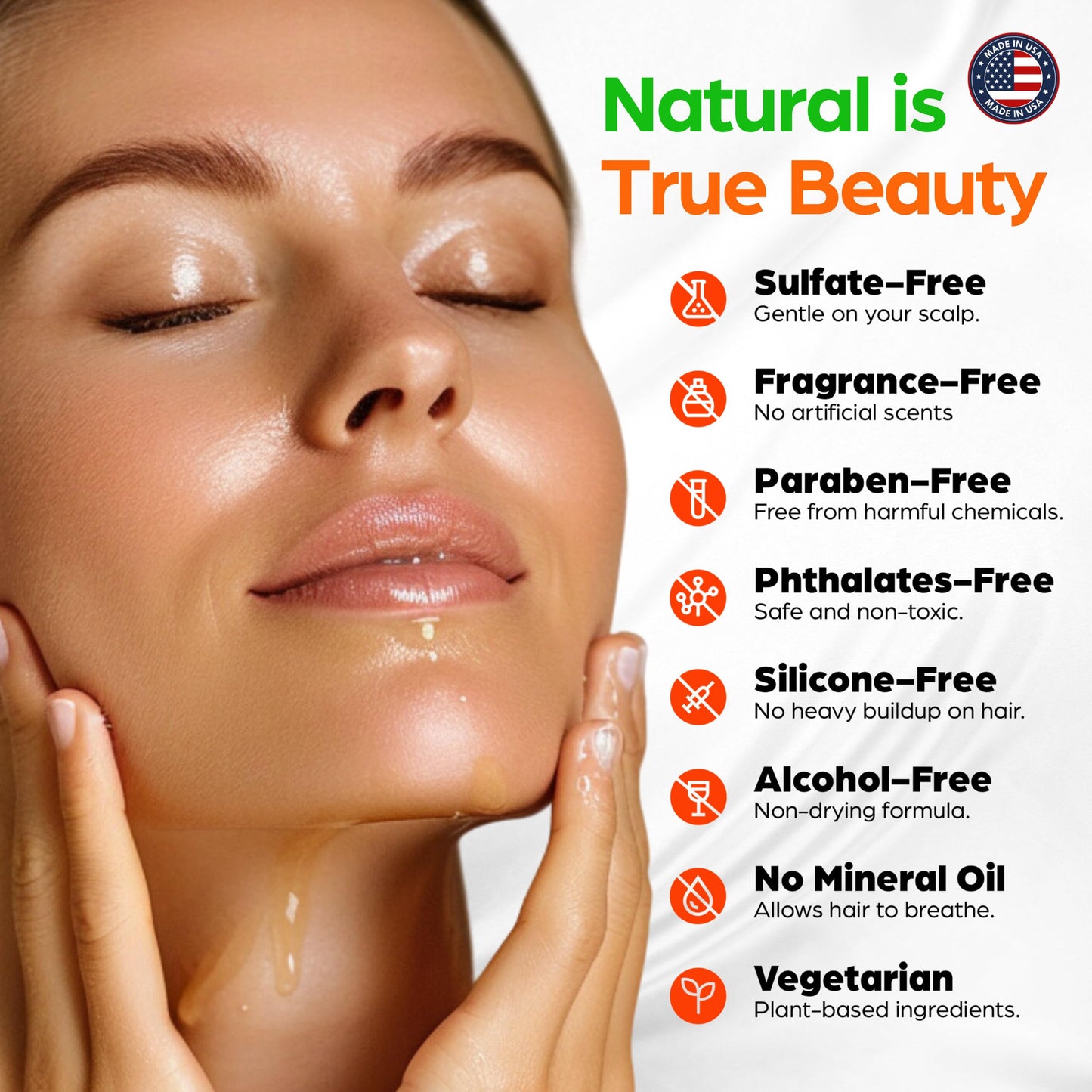 SELFWISE Organic Castor Oil – Face Moisturizer, Brow & Lash Conditioner, 4oz