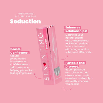 Sen Intimo Pheromones Parfum Roll-On for Women - Seduction Edition - Discreet, Long-Lasting 10ml