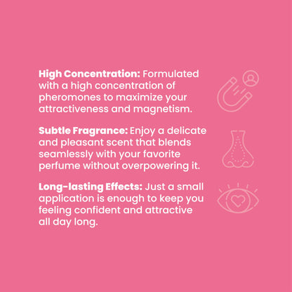 Sen Intimo Pheromones Parfum Roll-On for Women - Seduction Edition - Discreet, Long-Lasting 10ml