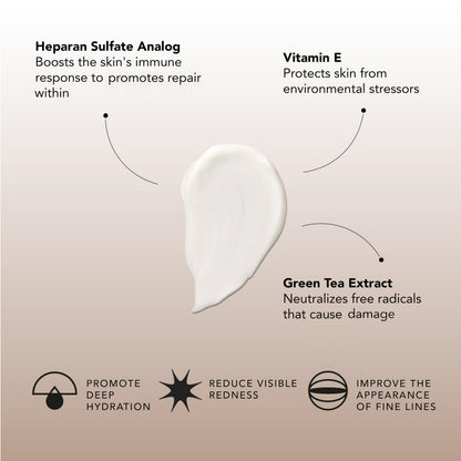 Sente Dermal Repair Facial Cream | Hydration & Soothing for Rosacea & Sensitive Skin