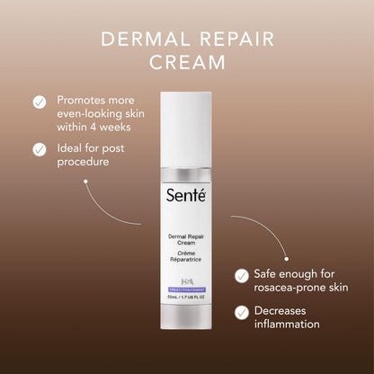 Sente Dermal Repair Facial Cream | Hydration & Soothing for Rosacea & Sensitive Skin