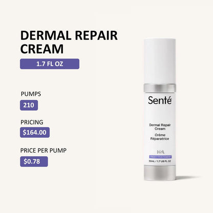 Sente Dermal Repair Facial Cream | Hydration & Soothing for Rosacea & Sensitive Skin
