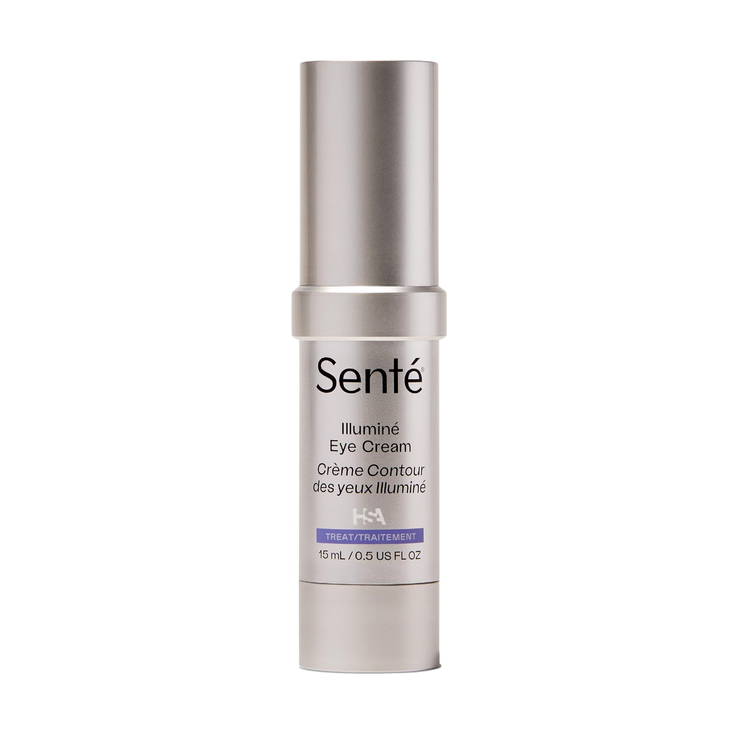 Senté Illumine Eye Cream | Diminish Dark Circles, Redness & Puffiness | HSA, Niacinamide & Peptides | 0.5 oz