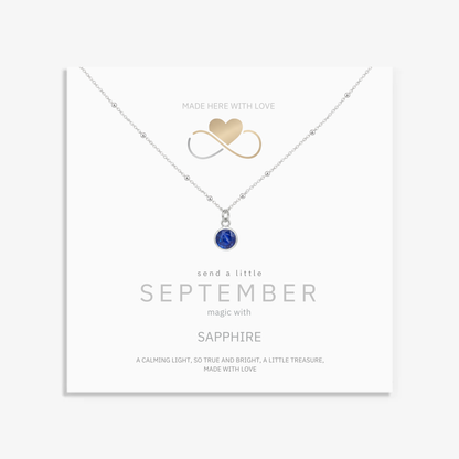 Sapphire Birthstone Necklace