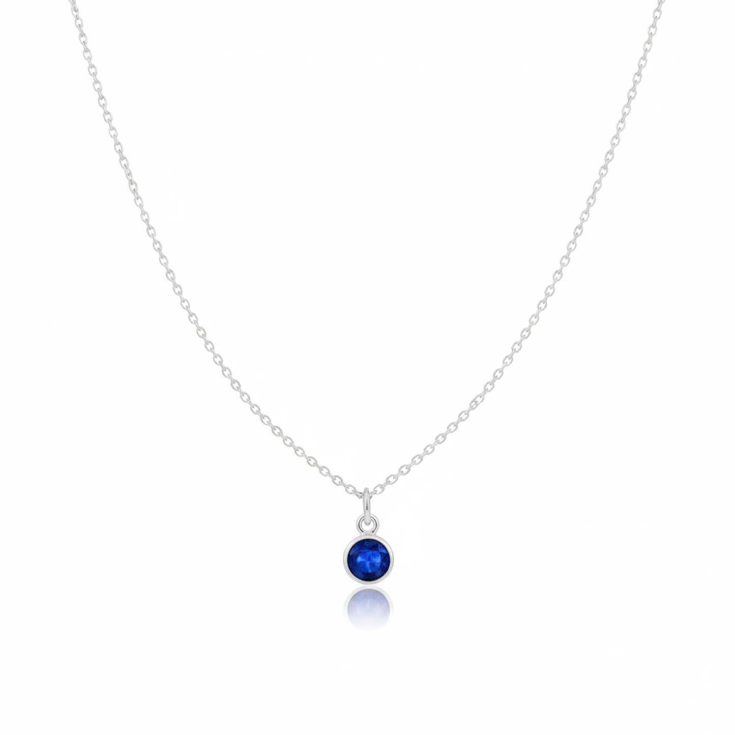 Sapphire Birthstone Necklace