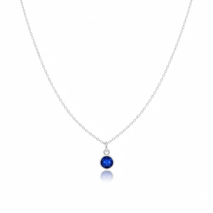 Sapphire Birthstone Necklace