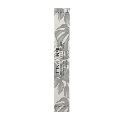 Seraphine Botanicals Luna Waterproof Liquid Eye Liner – Ultra-Fine Tip, Smudge-Resistant
