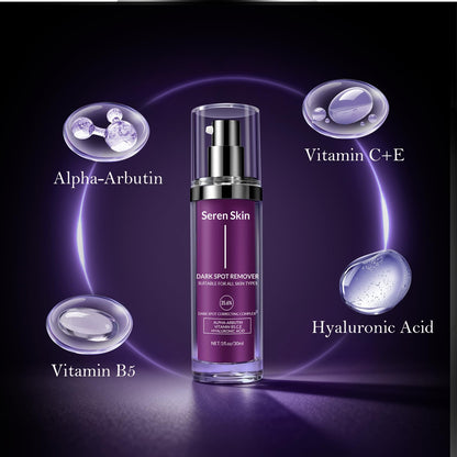 SerenSkin Dark Spot Remover Serum for Face & Body – 1 fl oz | 35.6% Brightening Complex