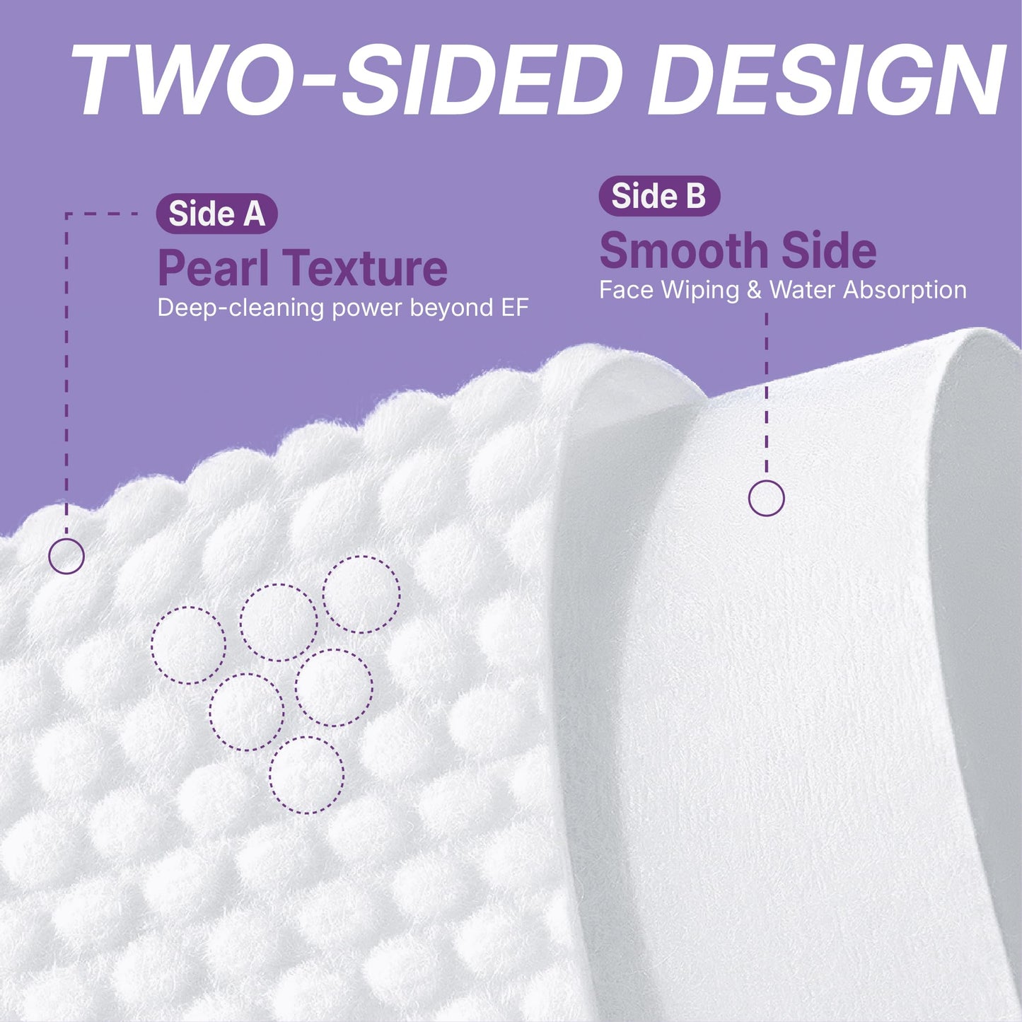 Serenorch XL Disposable Face Towels – Pearl Texture for Deep Cleansing (100 Count)