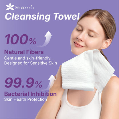 Serenorch Disposable Face Towels – Ultra Soft 10x12, Lint-Free, 150 Count