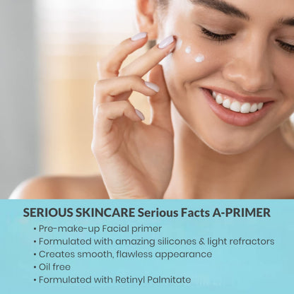 Serious Skincare INSTA-TOX Wrinkle Smoothing Serum .75oz + A Defiance Primer 2oz Duo
