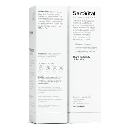 SeroVital TriHydrate – 3% Hyaluronic Acid Serum for Hydration & Firmness