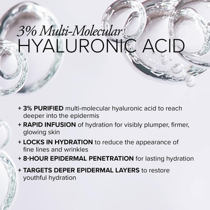 SeroVital TriHydrate – 3% Hyaluronic Acid Serum for Hydration & Firmness