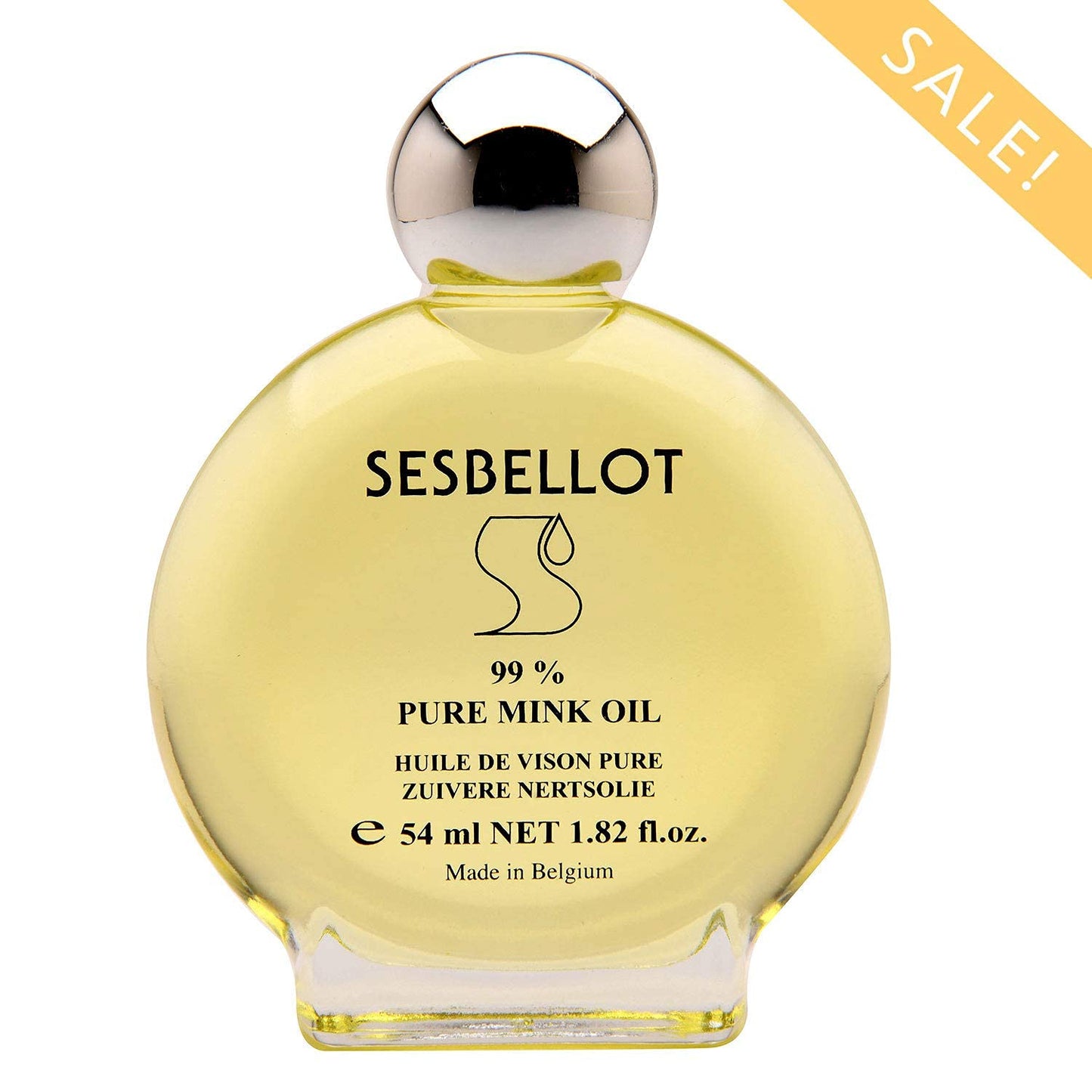 SESBELLOT European 99% Pure Mink Oil – 54ml for Soft, Supple Skin