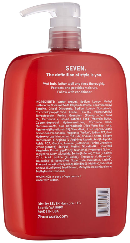 SEVEN Rinzu COLOR Shampoo for Color-Treated Hair – Sulfate Free, Moisturizes & Extends Color Retention | Made in USA | 32 oz