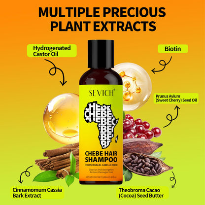 SEVICH Naturals Chebe Shampoo & Conditioner Set | 100% Chebe Essence