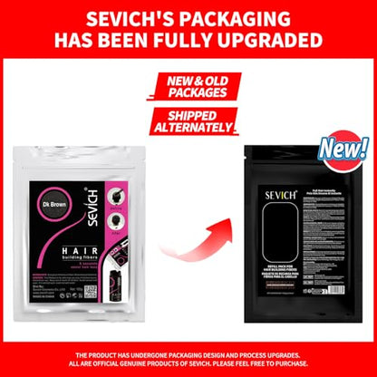 SEVICH Hair Fibers Refill 100g – Compatible with Most Brand Bottles, Dark Brown